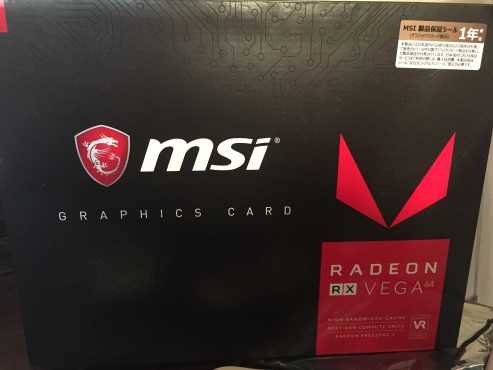 AMD MSI RX Vega 64 For Sale
