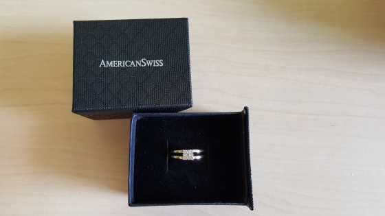 American Swiss fire diamond ring for sale