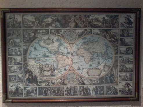 Ancient map of the World