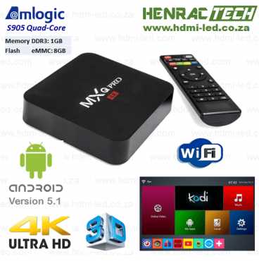 Android TV Box 6.0 Mashmallow, MX6Ultra HD (4K), Media Player