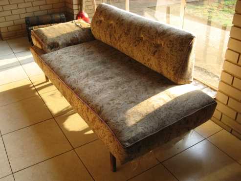 Antique 1940039 sofa, with removable back, needs attention.