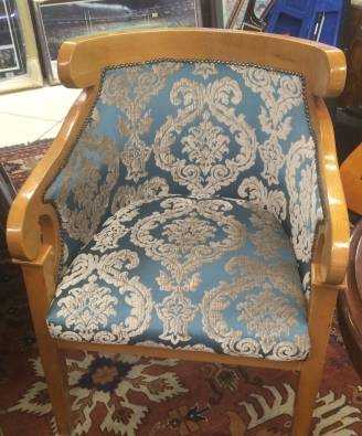 Antique and refurbished chair.