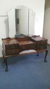 Antique Ball and Claw Dressing table for sale