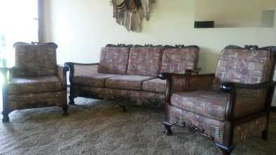 Antique ball and claw lounge suite
