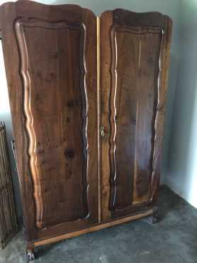 Antique ball and claw wardrobe