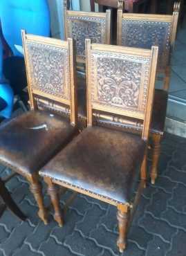 Antique Boer War Dining Chairs