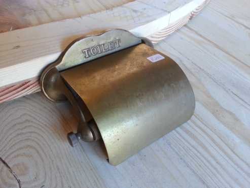 Antique Brass Toilet Paper Holder