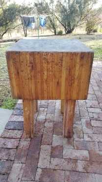 Antique Butchers Block