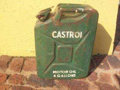 ANTIQUE CASTROL OIL 4 GALLON CAN