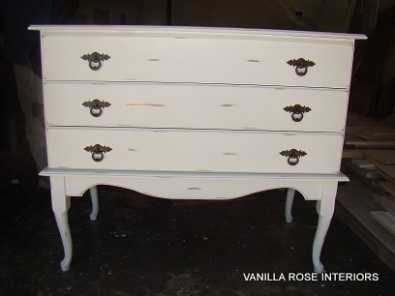 Antique chest of drawers on Long Queen Anne legs