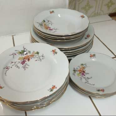 Antique dinner set