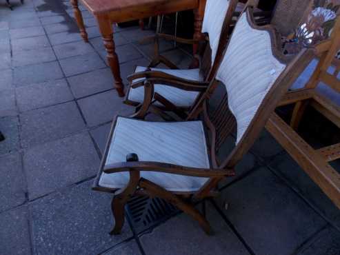 Antique Edwardian Lawn Chairs X 2 R2350.00 NEG