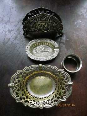 ANTIQUE EPNS Silver Plated LOT-4 Items SUPERB WORKMANSHIP