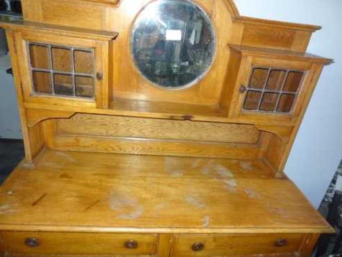 Antique Farm house Kitchen Cabinet