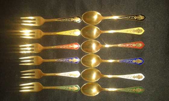 Antique fork amp spoon set