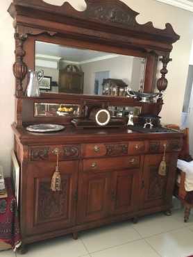 Antique Mahogany Buffet for Sale.