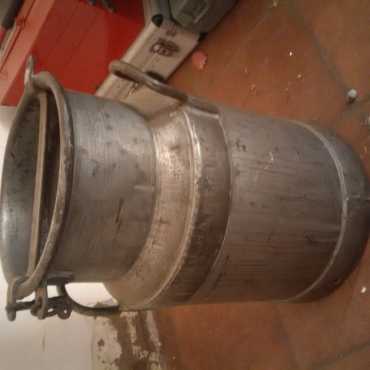 Antique milk can