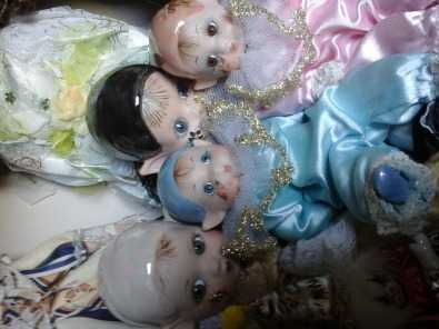 Antique pixie dolls collection set for sale