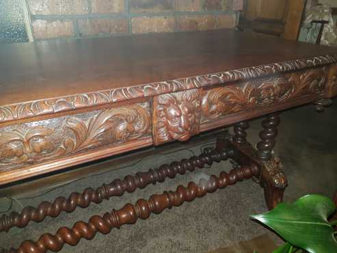 Antique pre Victorian oak table