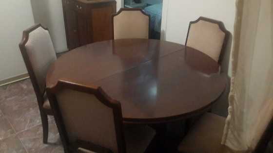 antique red oak dining room set for sale