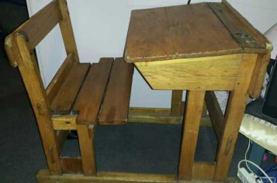 Antique School Desk