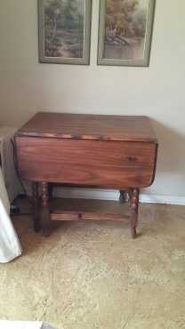 Antique solid wood table