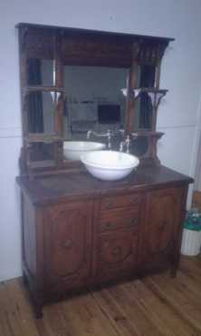 Antique Solid Wood Vanity