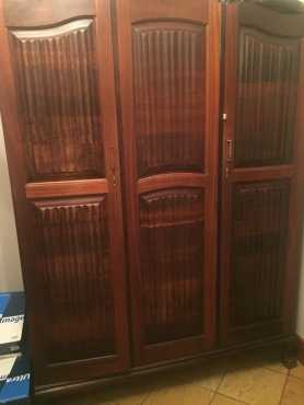 Antique solid wood wardrobes His and Hers