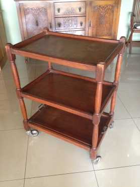 Antique tea trolley