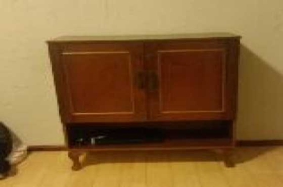 antique tv stand