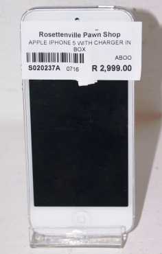 Apple Iphone 5 Cellphone S020237A Rosettenvillepawnshop