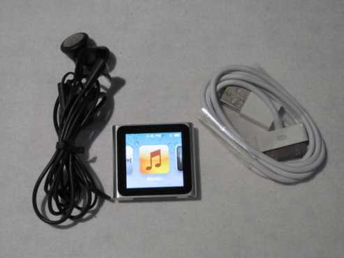 Apple iPod nano Touch 6thGeneration Silver 8GB