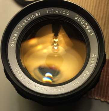 Asahi Super Takumar f1.4 M42 Mount Lens (Very Rare)