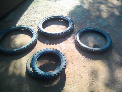 Assorted bike tyres for sale