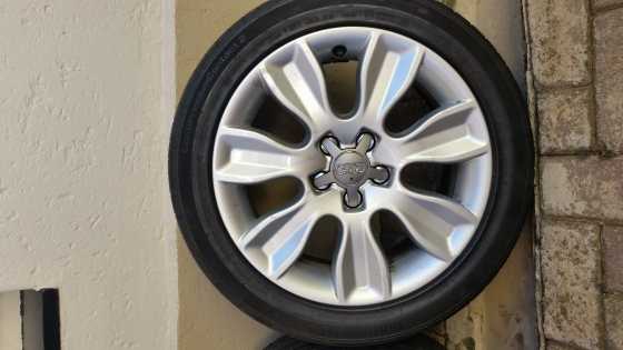 AUDI A 1 MAG WHEELS AN TYRES