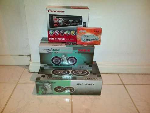 Audio Gods 6 Inch speakers Brand New