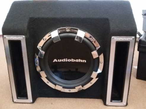 Audiobahn Subwoofer 10quot Inch  4 Farad Capacitor