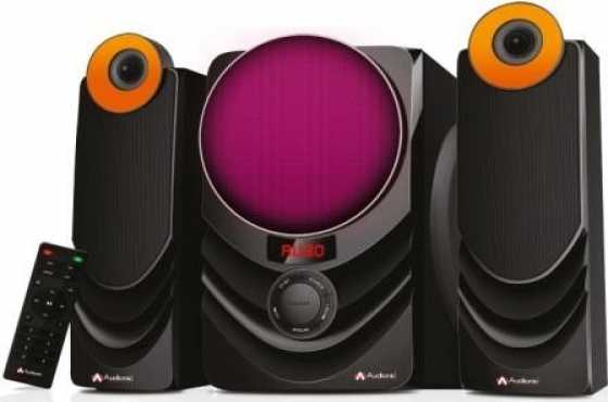 Audionic Rainbow R21 2.1 Channel Hi Fi speakers with FM radio