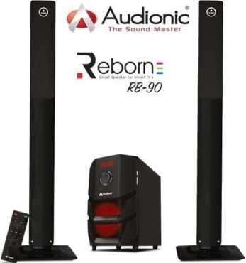 Audionic Reborn RB-90 2.1 Channel Tall Boy Hi Fi speakers with FM radio