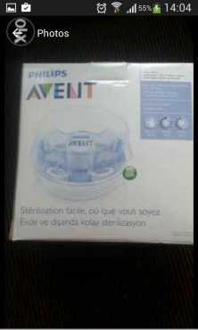 Avent bottle steriliser