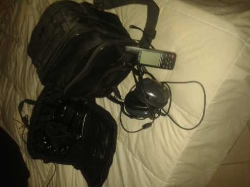 Aviation pilot headsets x 2 and Megellan gpsUrgent sale