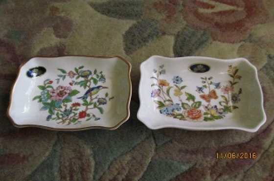 AYNSLEY DISHES -SIGNED, NO defects