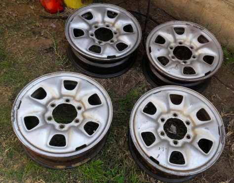 Bakkie rims for sale.6 holes