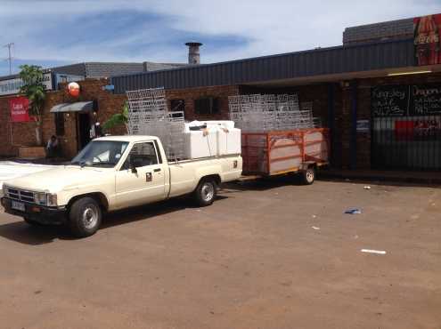 Bakkies and trailers for hire