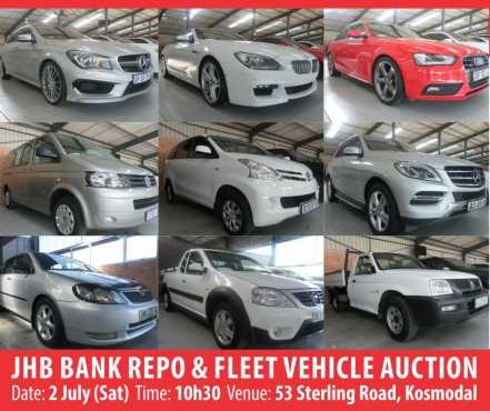 Bank Repo amp Fleet Vehicle Auction 02 July