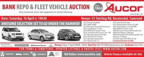 Bank Repo amp Fleet Vehicle Auction