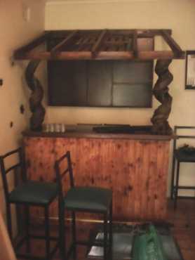 Bar and chairs