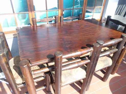 Bar dinning room table and chairs