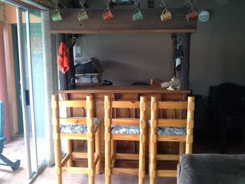 Bar with chairs for sale