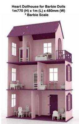 Barby Dollhouses to scale